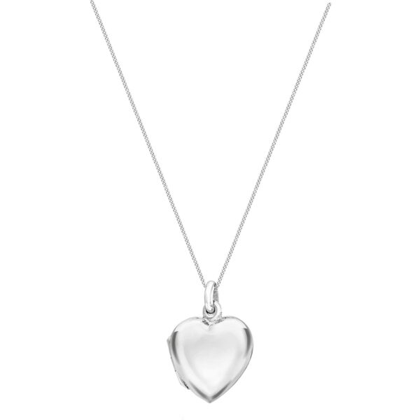 Sterling Silver Heart Locket Necklace