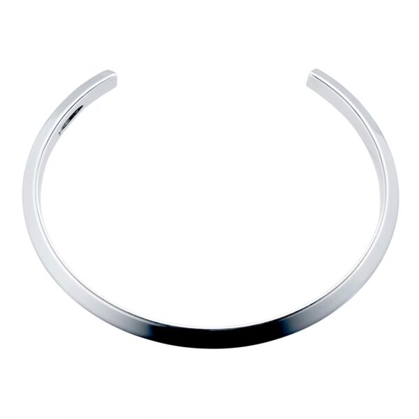 Silver Mens Open Cuff Bangle Goldsmiths - Image 3