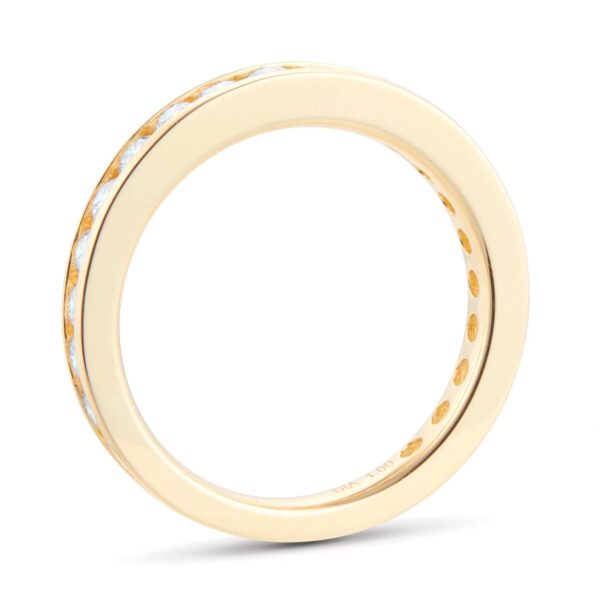 18ct Yellow Gold 1.00cttw Channel Eternity Ring - Image 3