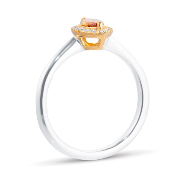 Platinum 0.32cttw Marquise Cut Diamond Ring - Image 3