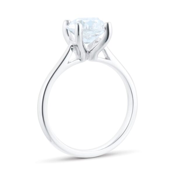 Platinum 2.00ct Round Solitaire Engagement Ring - Image 3